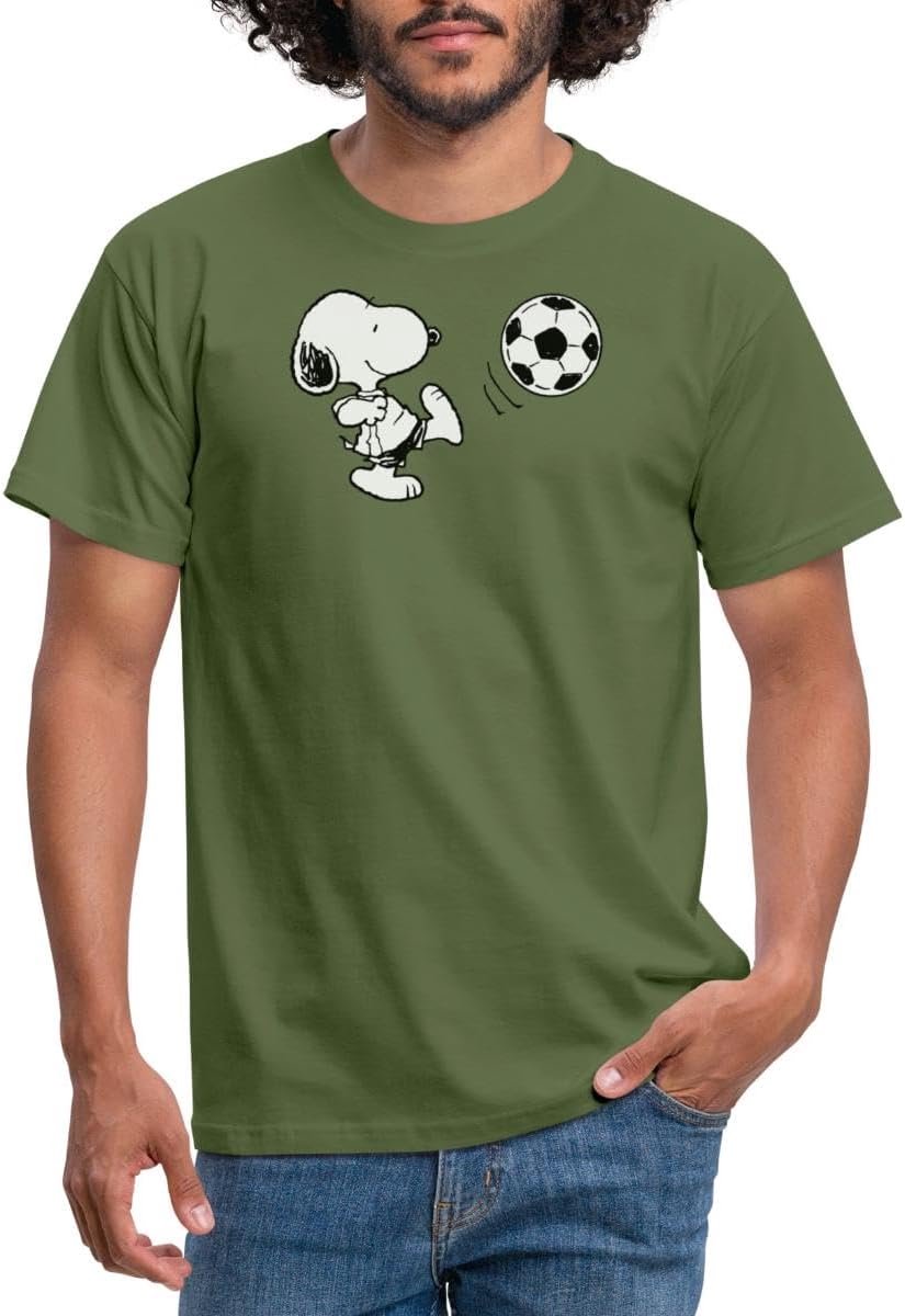 Klassiek Voetbal T-shirt voor Mannen met Plezierige Print