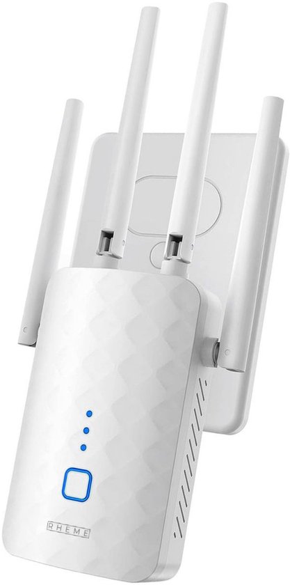 Foto: Wifi versterker dual port wifi repeater met ethernet poort stopcontact wifi extender wifi booster 2 4ghz 5ghz rheme