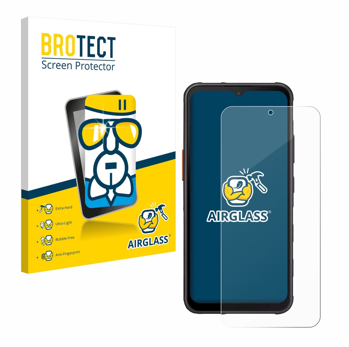 Screenprotector voor Samsung Galaxy XCover 7 Pro Beschermglas transparant