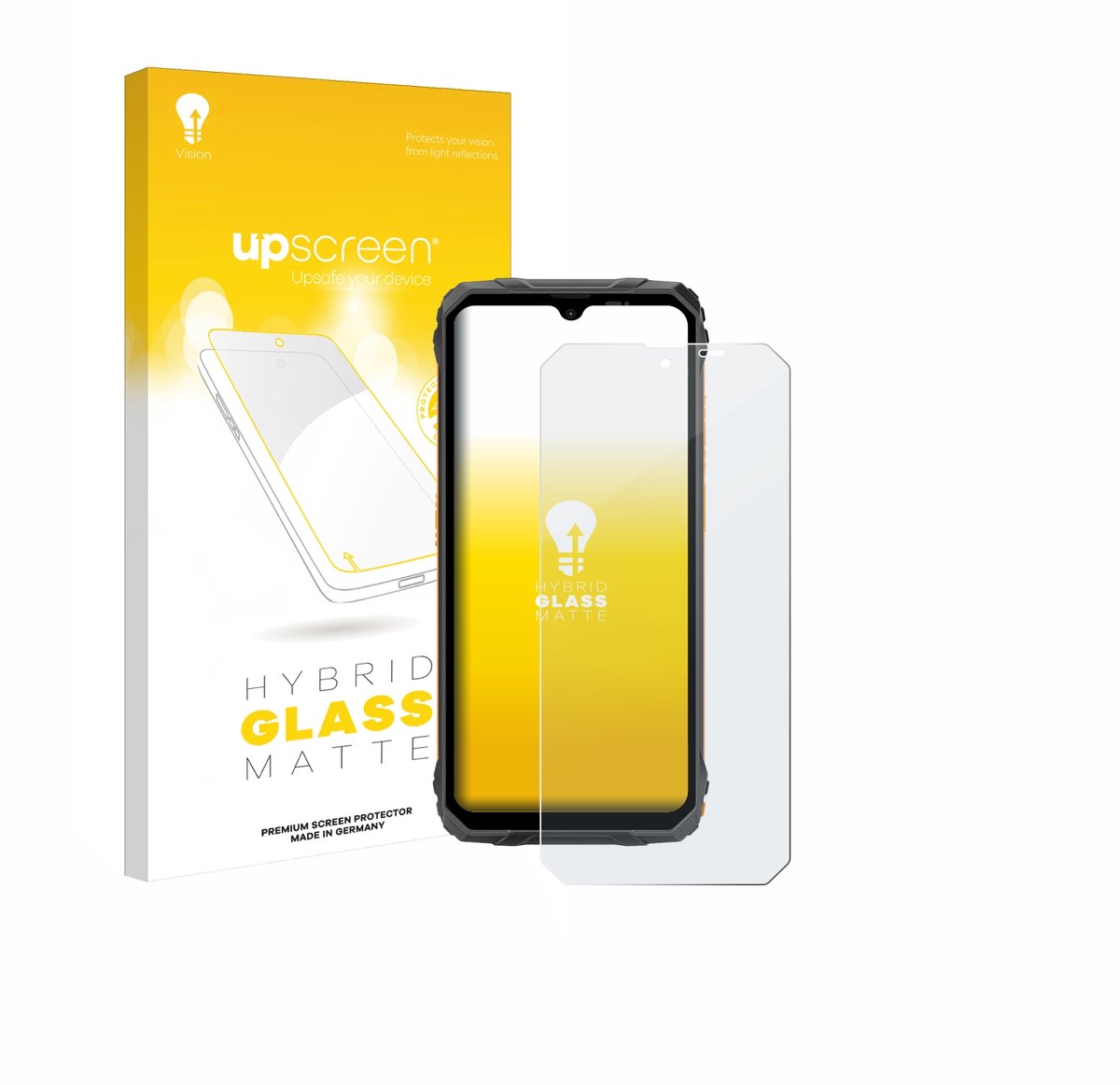 upscreen - Screenprotector voor Blackview Fort 1 - Folie Beschermfolie Beschermglas matte