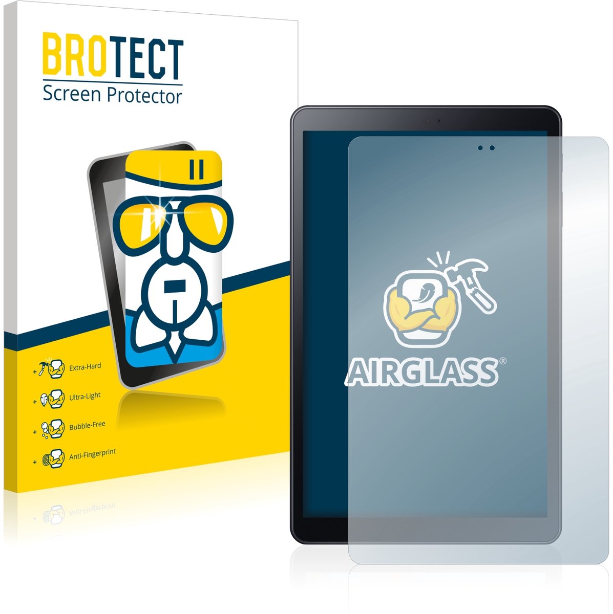 Screenprotector voor Samsung Galaxy Tab A 10.5 2018 LTE Beschermglas transparant