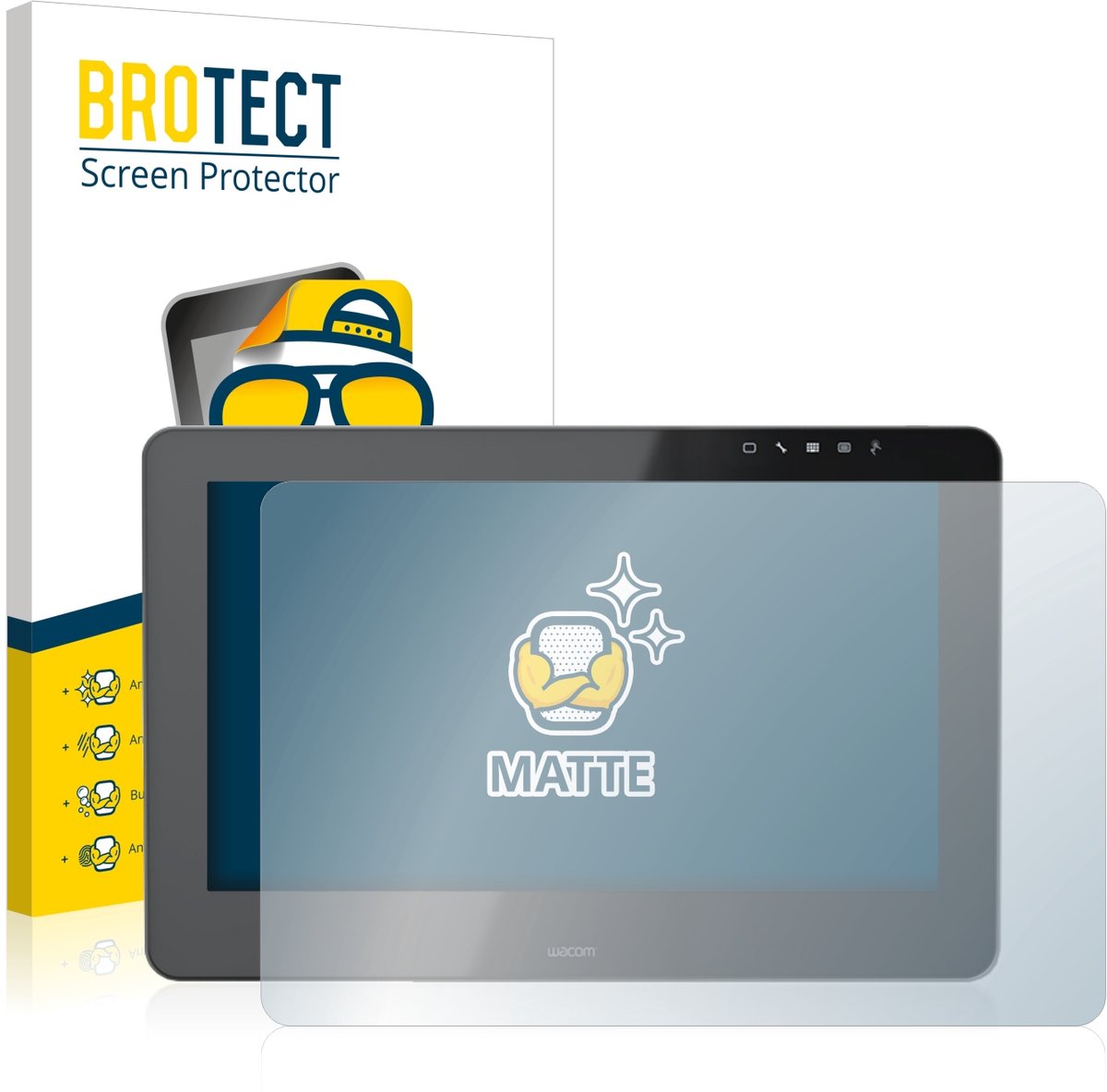 BROTECT - Screenprotector voor Wacom Cintiq Pro 16 - Folie Beschermfolie matte