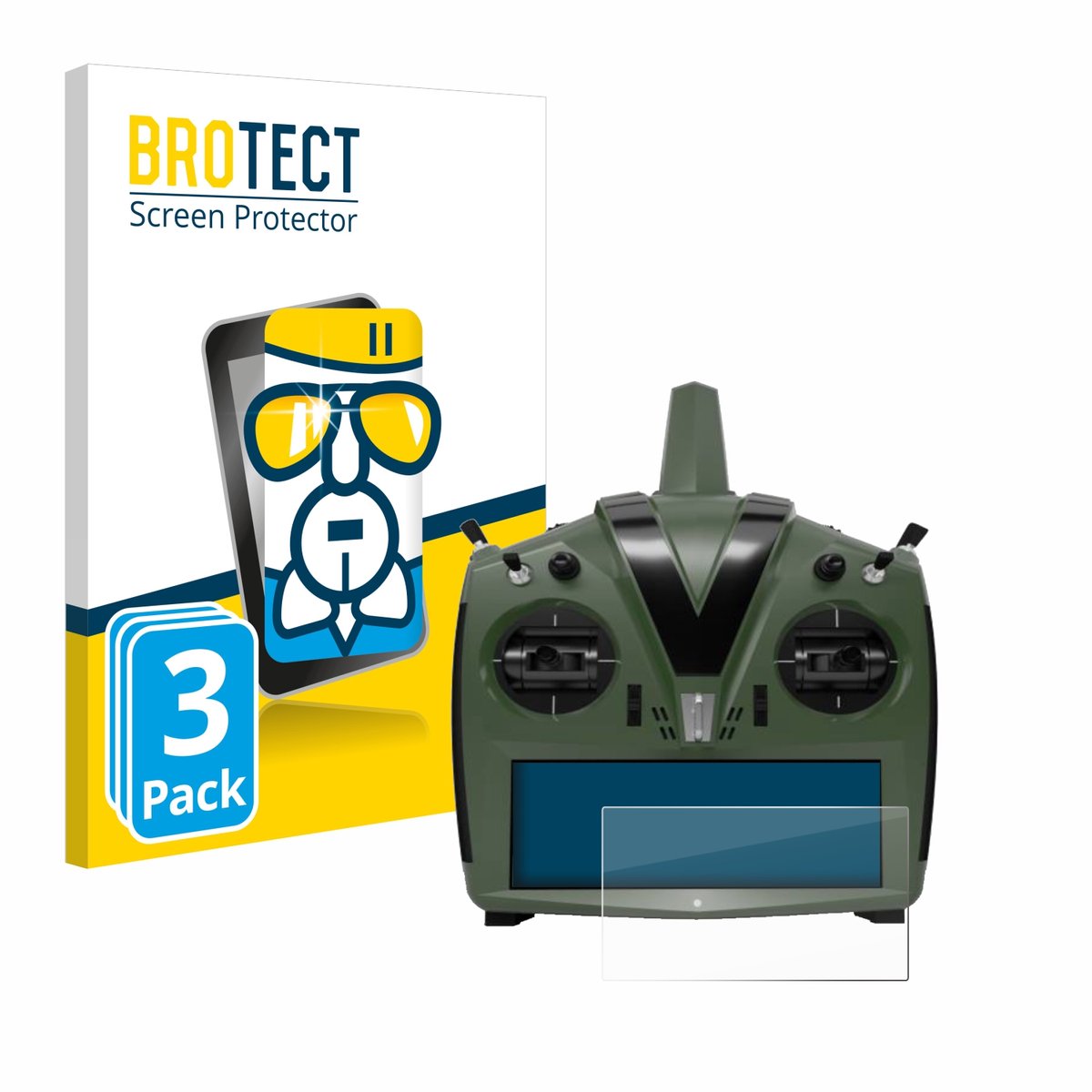 Screenprotector 3 Stuks voor VBar Control Evo Beschermglas transparant