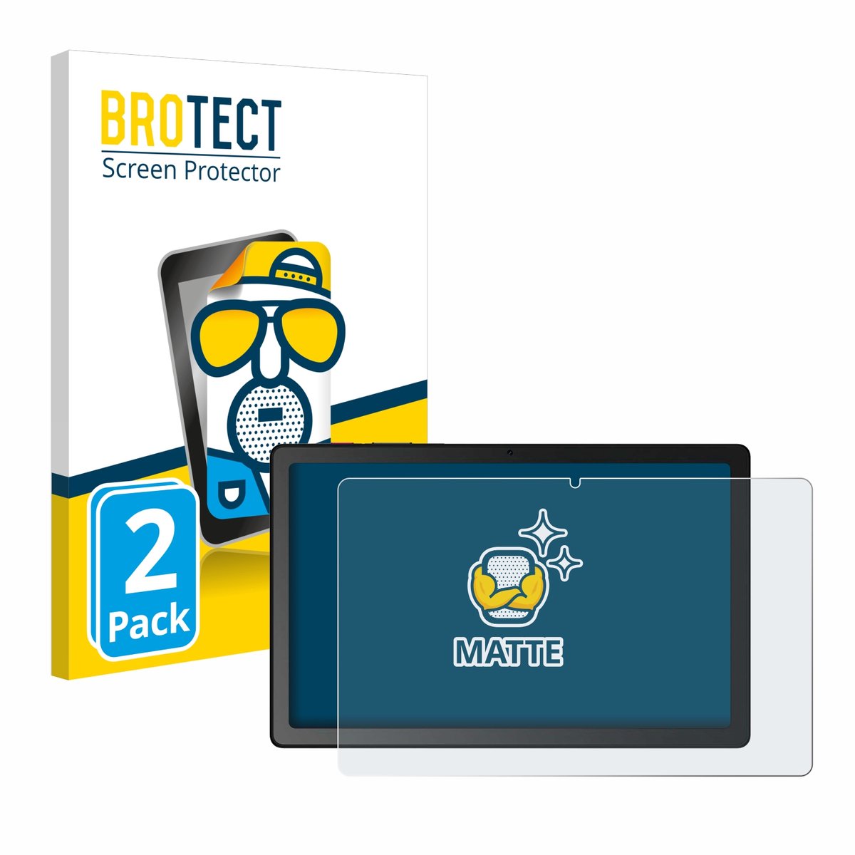 BROTECT - Screenprotector voor Telekom T Tablet - Folie Beschermfolie matte 2 Stuks