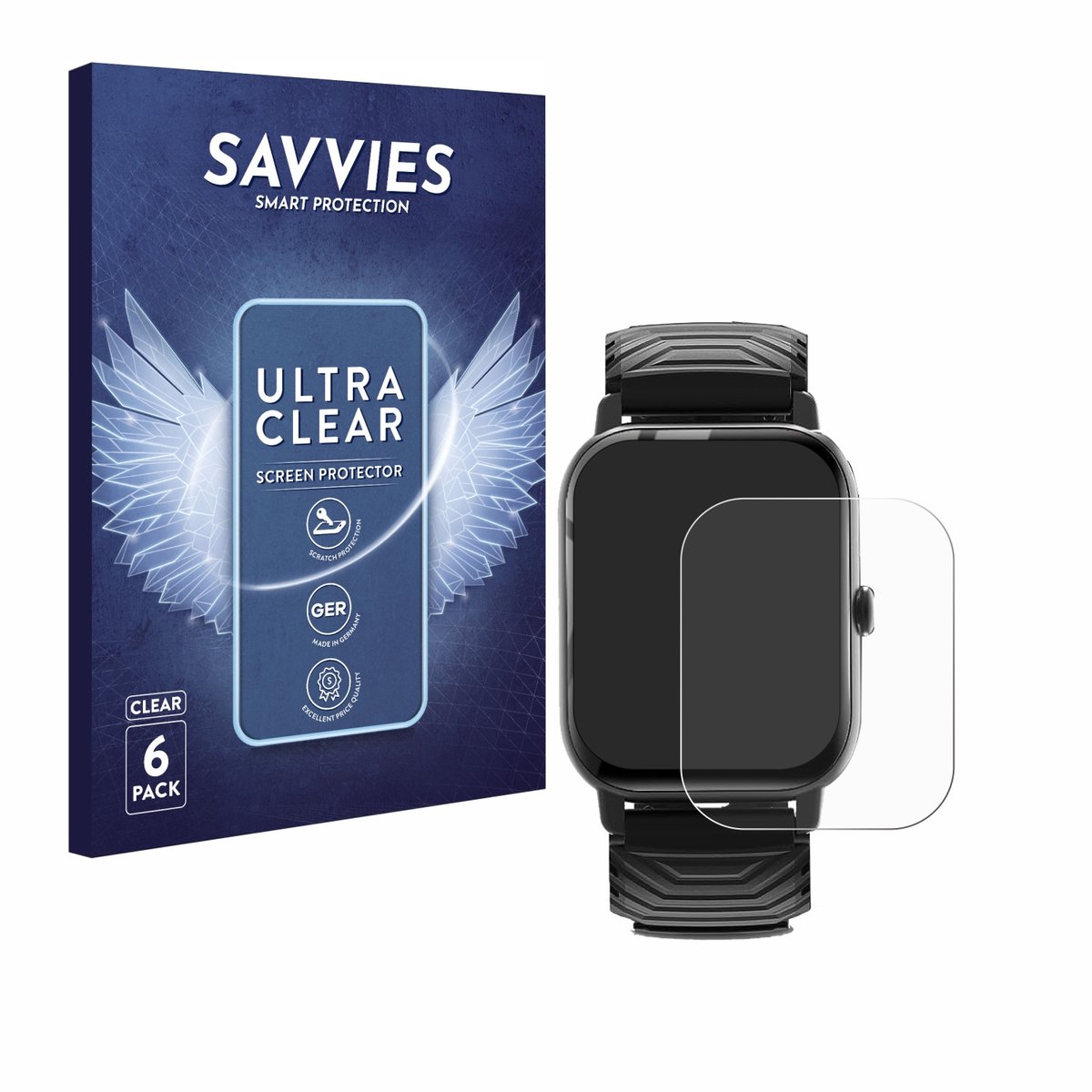 Savvies - Screenprotector voor Ddidbi P66E 1.85" - Folie Beschermfolie transparant 6 Stuks