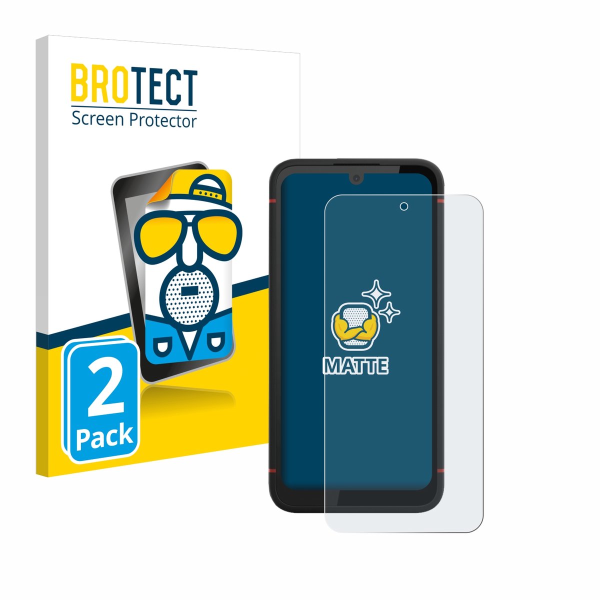 BROTECT - Screenprotector voor Volla Phone X23 - Folie Beschermfolie matte 2 Stuks
