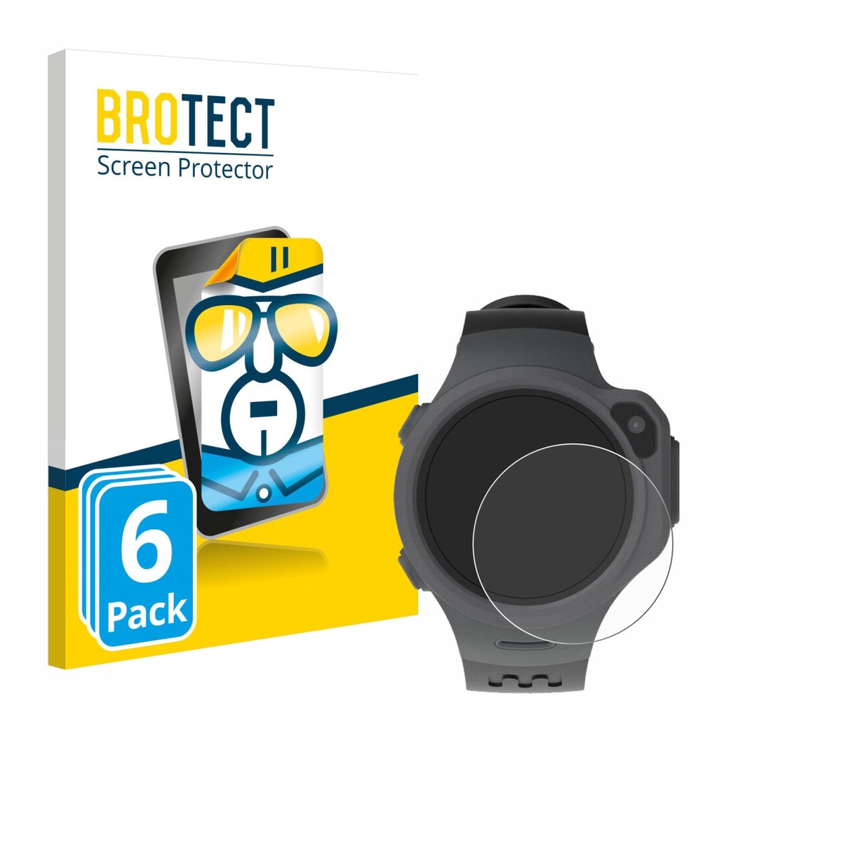 BROTECT - Screenprotector voor myFirst Fone R1 - Folie Beschermfolie transparant 6 Stuks