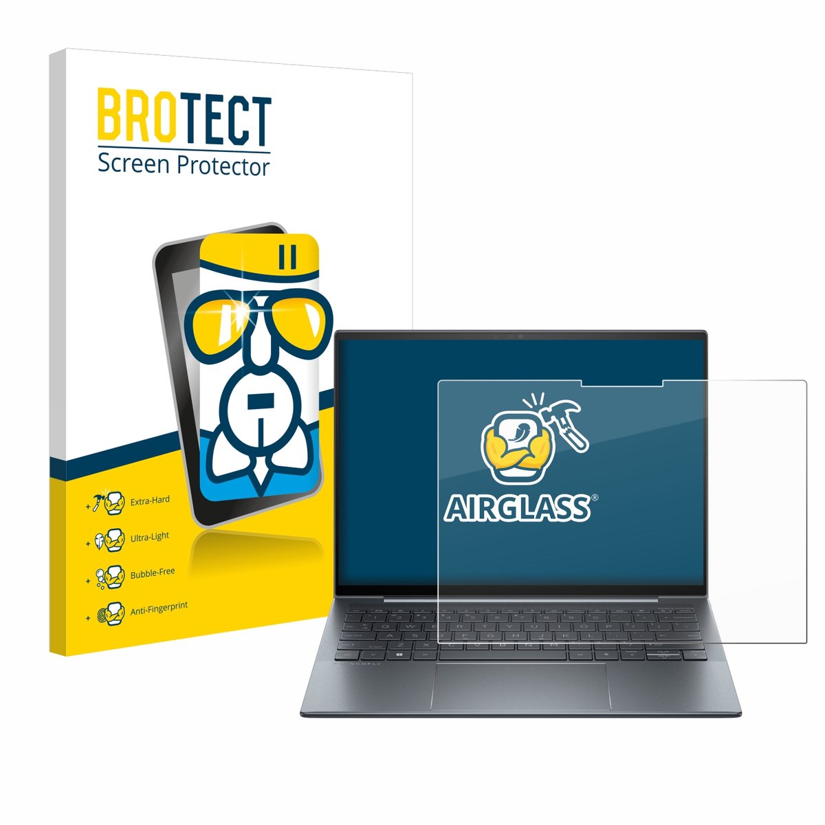 Screenprotector voor HP Dragonfly 13.5" G4 Touch Beschermglas transparant