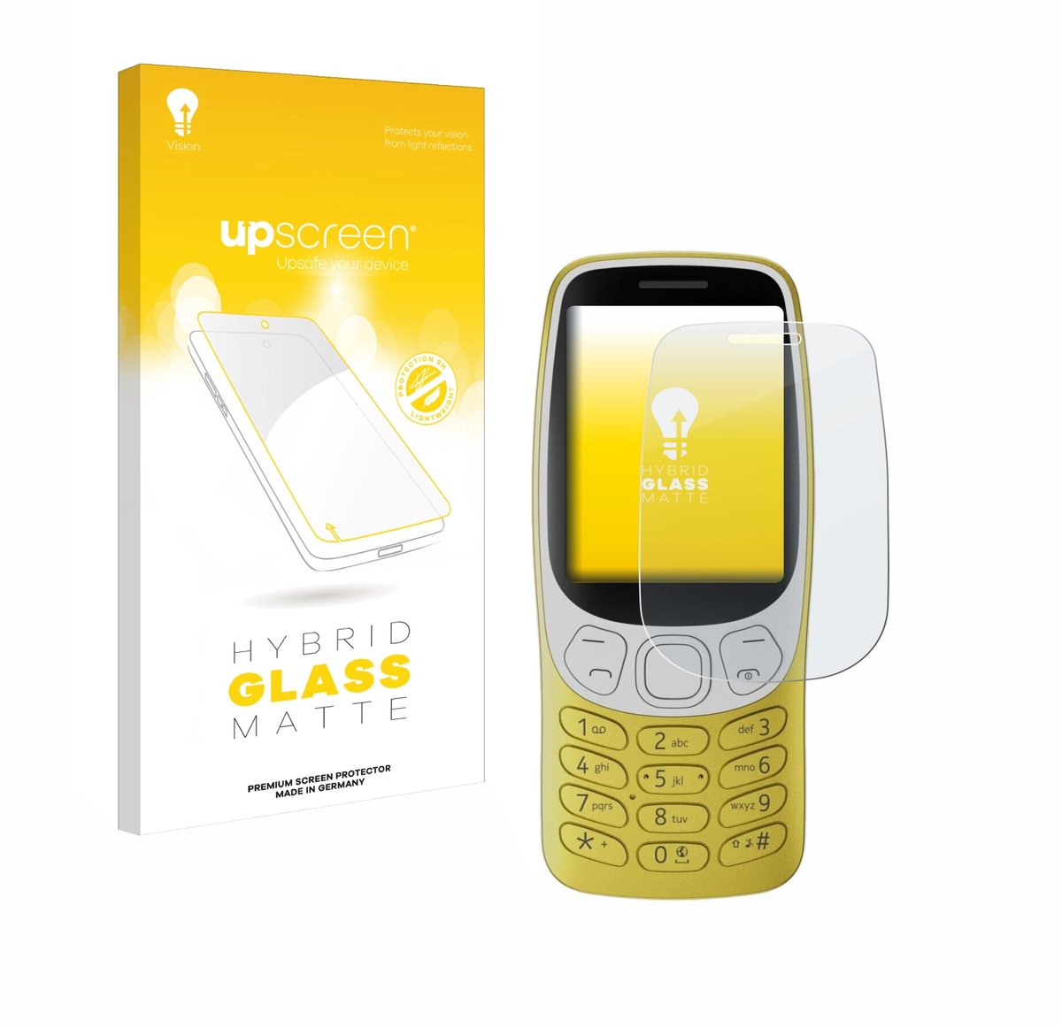 upscreen - Screenprotector voor Nokia 3210 - Folie Beschermfolie Beschermglas matte