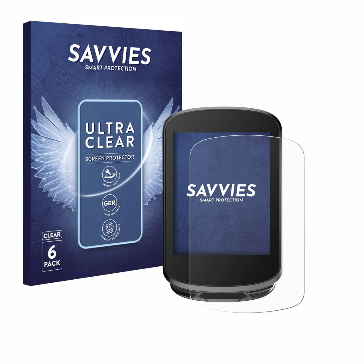 Savvies - Screenprotector voor Magene C506 - Folie Beschermfolie transparant 6 Stuks