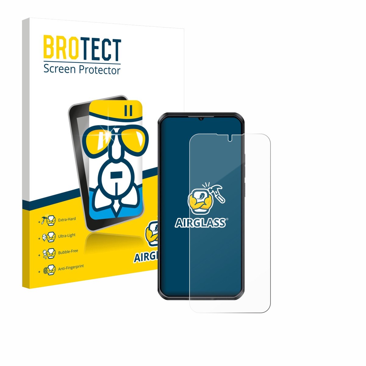 Screenprotector voor Oukitel WP52 Beschermglas transparant