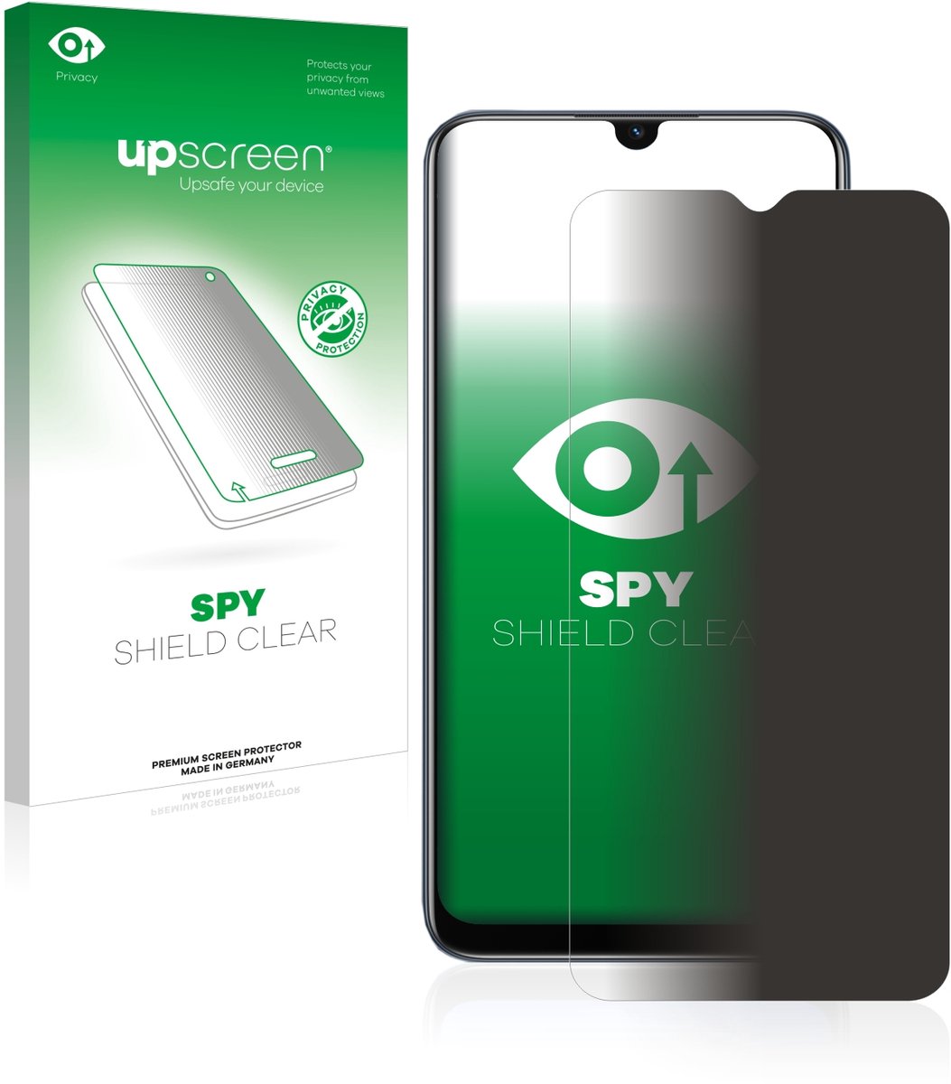 upscreen - privacy screenprotector voor Oppo A54s - Folie Beschermfolie Blauwlichtfilter