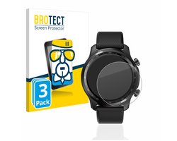 Screenprotector 3 Stuks voor Mobvoi Ticwatch Pro 3 Ultra GPS Beschermglas transparant