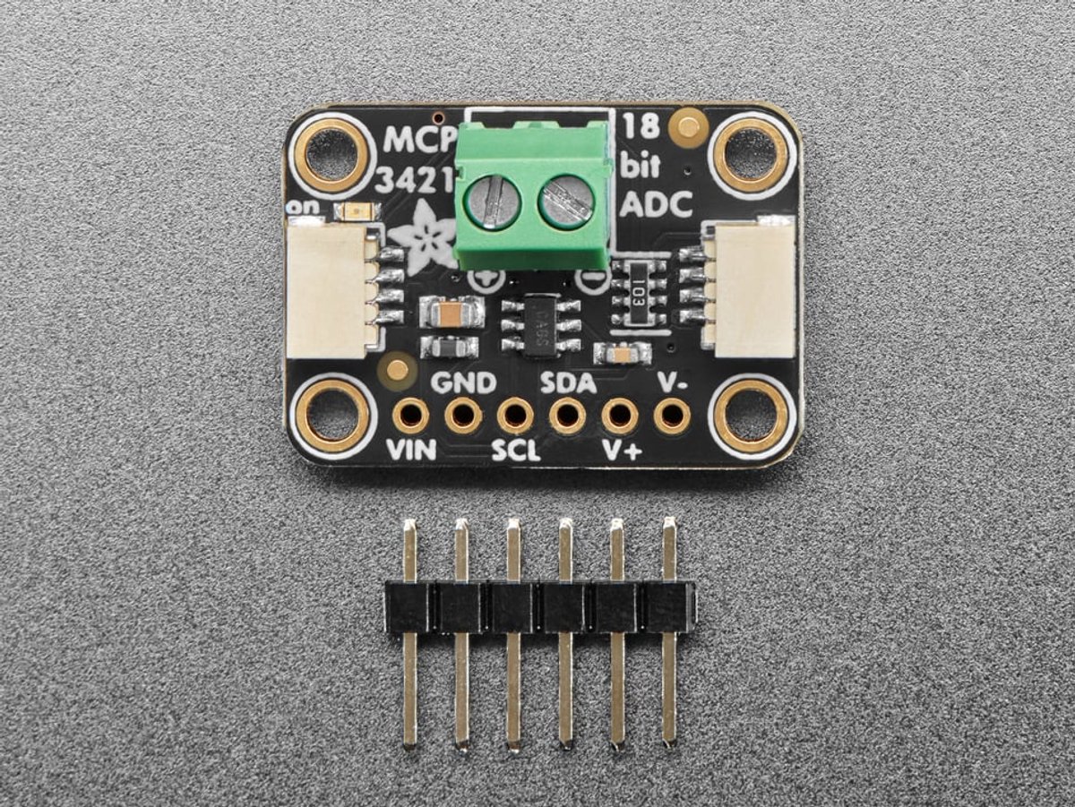 MCP3421 18 bit ADC STEMMA QT Qwiic module PDIP vormfactor Adafruit 5870