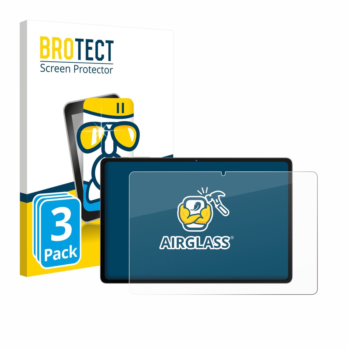 Screenprotector 3 Stuks voor SVITOO P11-T 11" Beschermglas transparant