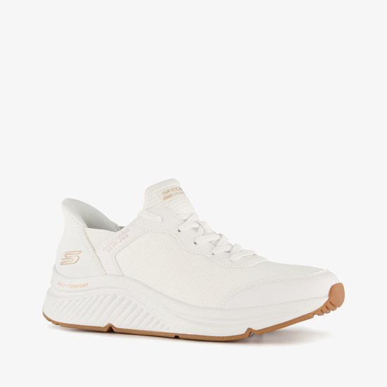Skechers Slip-ins: BOBS Arch Comfort dames sneakers wit - Maat 40 - Uitneembare zool