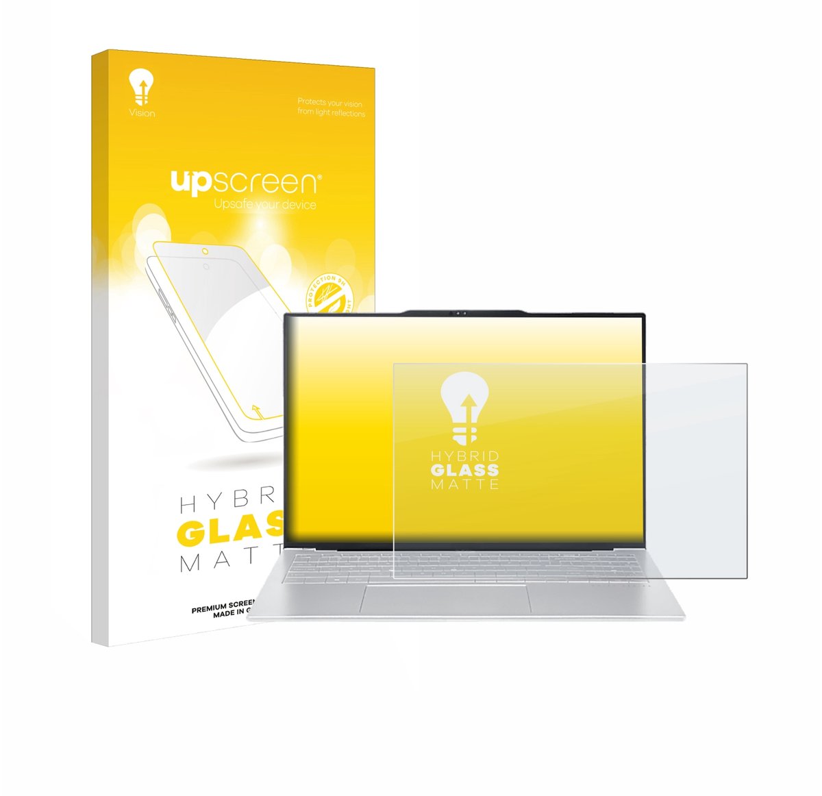 upscreen - Screenprotector voor Acer Swift Air 16 - Folie Beschermfolie Beschermglas matte