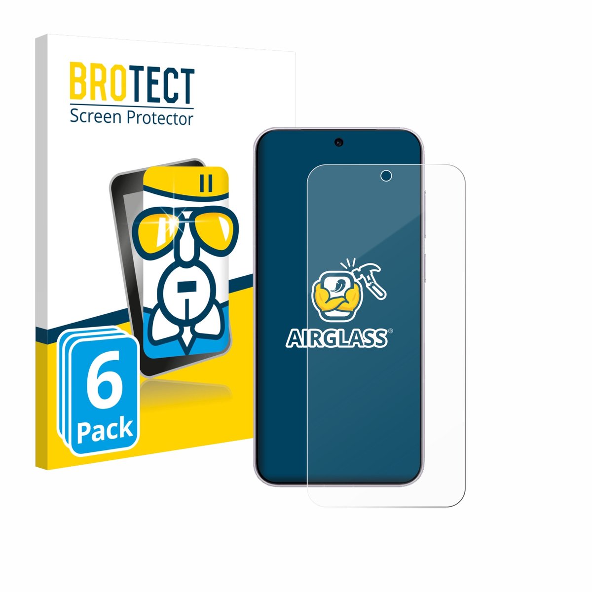 Screenprotector 6 Stuks voor Vivo X300 Beschermglas transparant