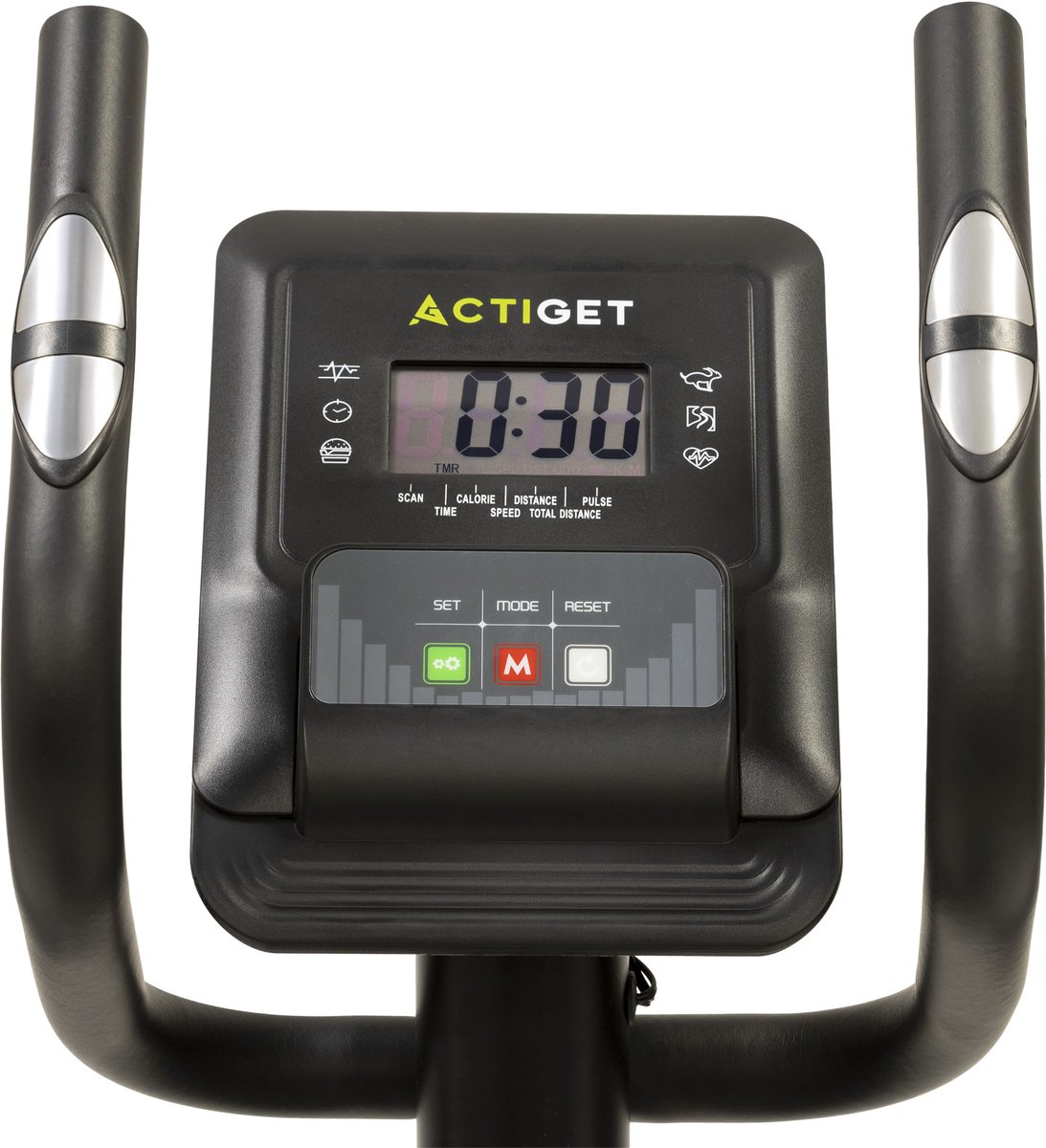 Actiget® Crosstrainer - Hartslagfunctie - Bluetooth - Crosstrainers Fitness - Magnetische weerstand - 130 Kg - 8 Weerstandsniveaus - LCD Scherm - Anti-Slip thumbnail 2
