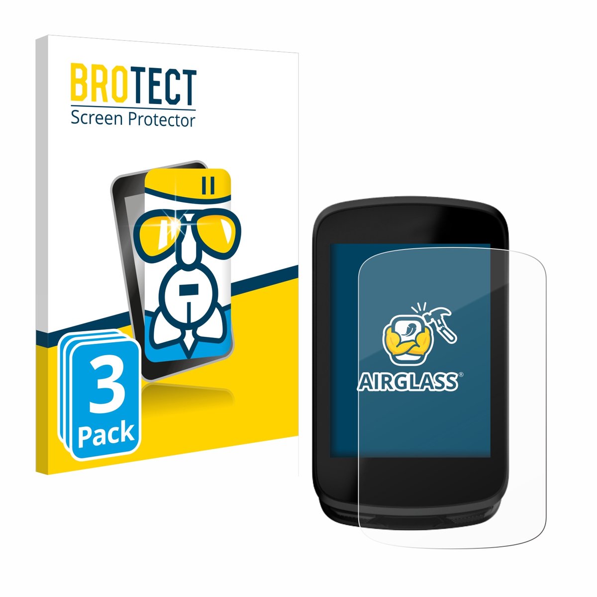 Screenprotector 3 Stuks voor Magene C606 Beschermglas transparant