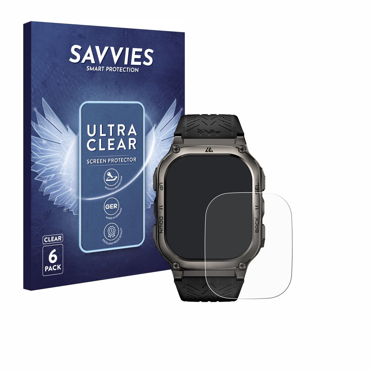 Savvies - Screenprotector voor Kospet Tank M3 - Folie Beschermfolie transparant 6 Stuks