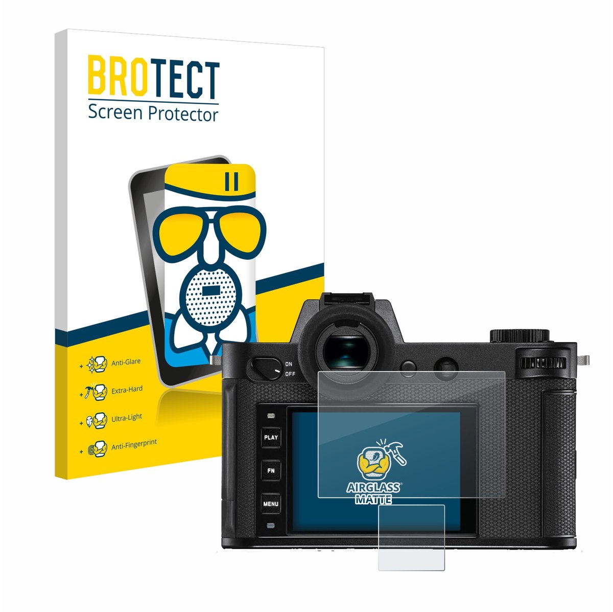 BROTECT - Screenprotector voor Leica SL2-S - Folie Beschermfolie Beschermglas matte