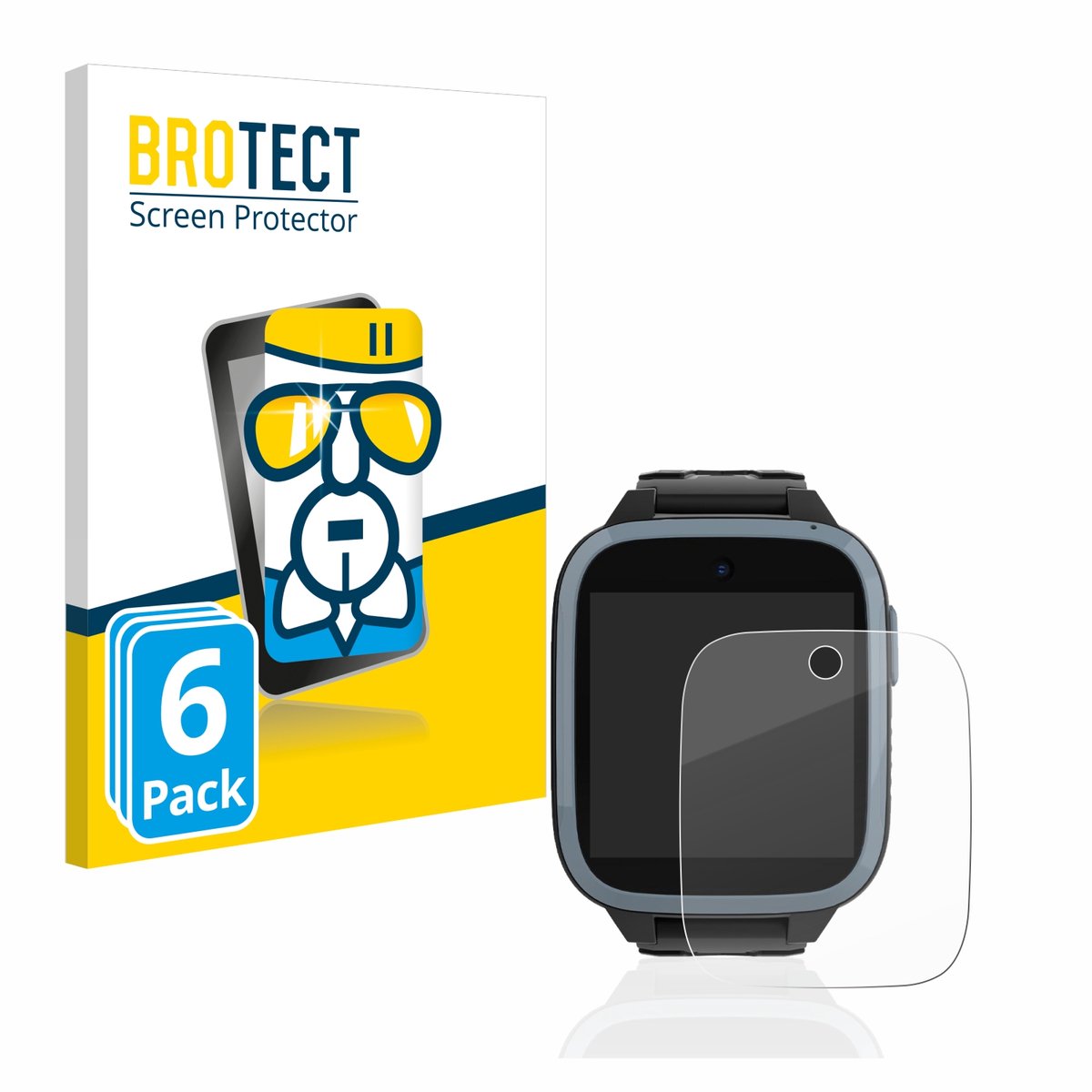 Screenprotector 6 Stuks voor Xplora XGO3 / Kidzi / Let's Go Beschermglas transparant