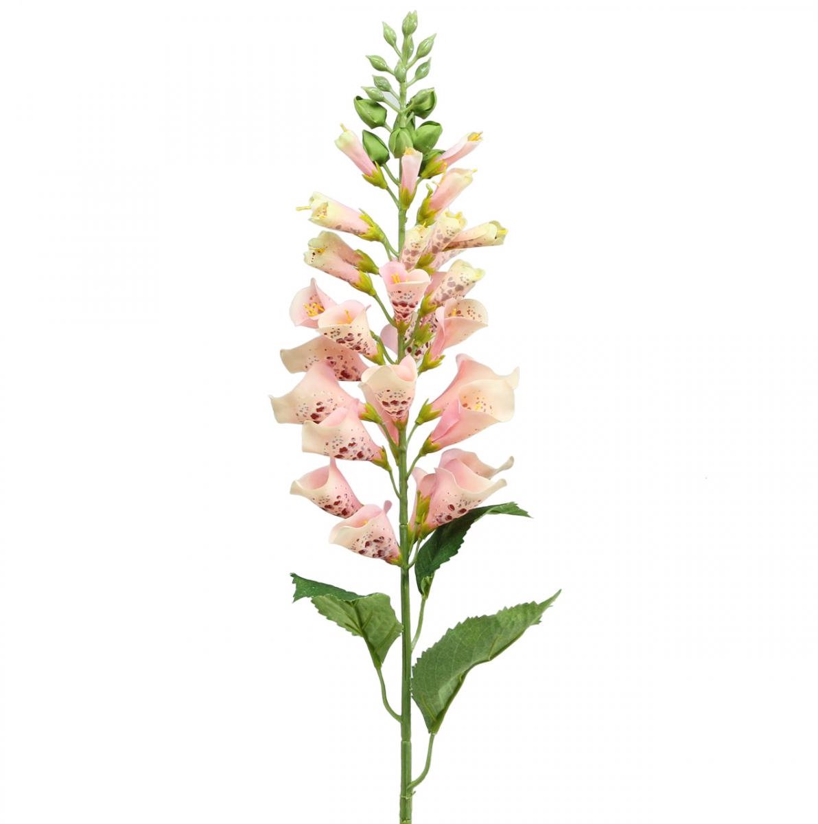 Viana Kunstmatige vingerhoedskruid zalm kunstbloem stengel bloem H90cm Roze