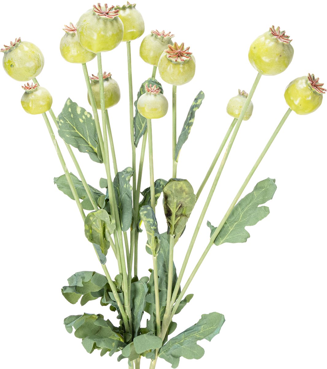 Viana Kunstmatig boeket klaprozen, realistische bloemen voor woonaccessoires groente
