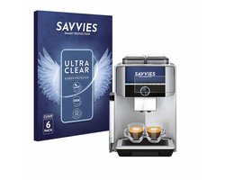 Savvies - Screenprotector voor Siemens EQ.9 plus connect s700 4,3" - Folie Beschermfolie transparant 6 Stuks