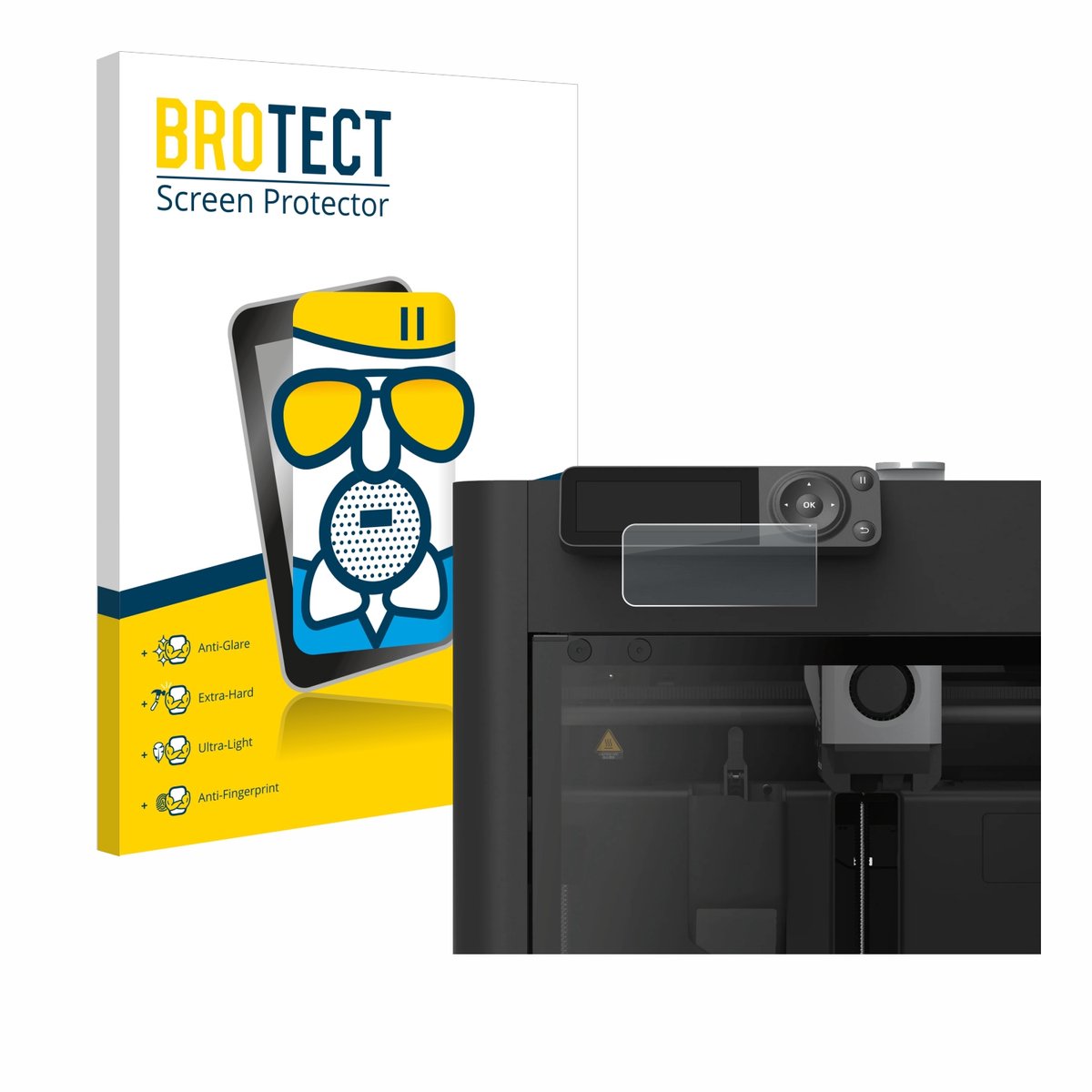 BROTECT - Screenprotector voor Bambu Lab P1S 3D Printer - Folie Beschermfolie Beschermglas matte