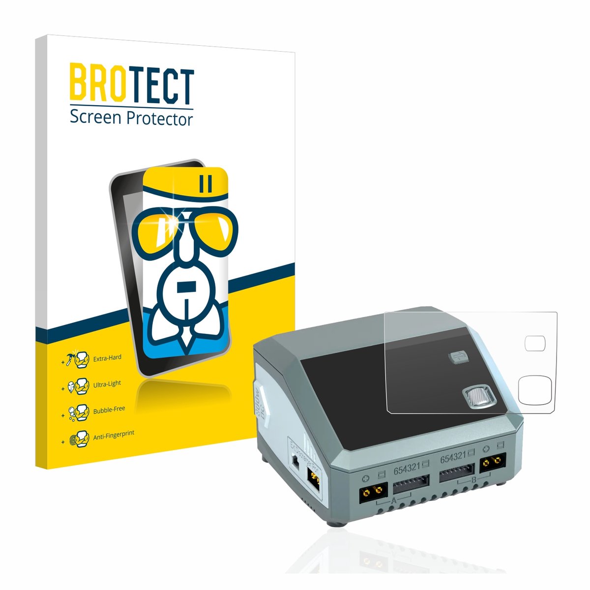 Screenprotector voor SkyRc D200 neo Beschermglas transparant