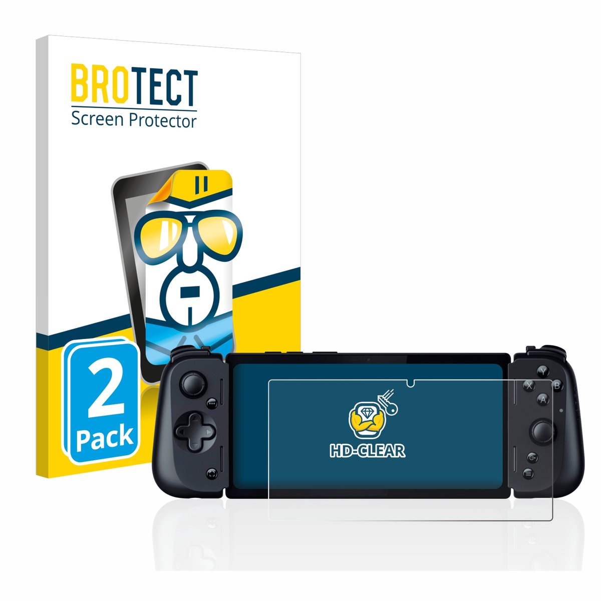 BROTECT - Screenprotector voor Razer Edge 5G - Folie Beschermfolie transparant 2 Stuks