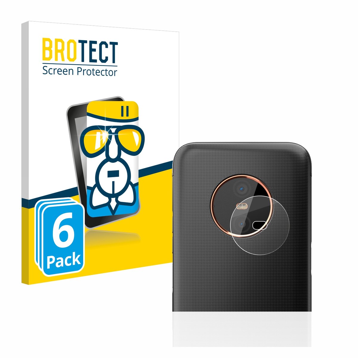 Screenprotector 6 Stuks voor Gigaset GX6 (ALLEEN Camera Lens) Beschermglas transparant