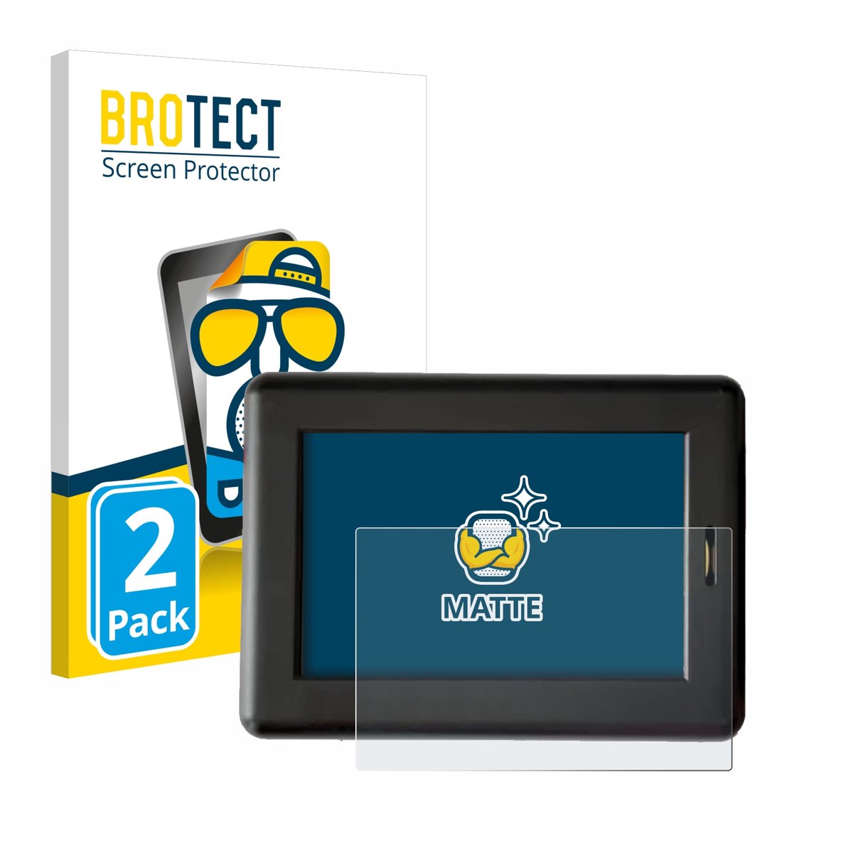 BROTECT - Screenprotector voor XC Tracer Maxx II - Folie Beschermfolie matte 2 Stuks