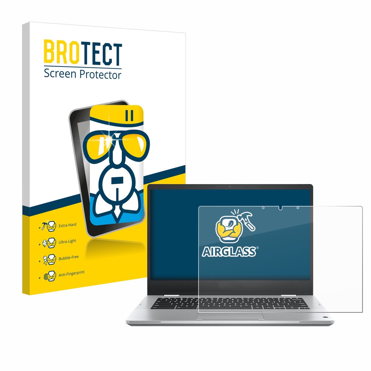 Screenprotector voor ASUS Chromebook Flip CM1 (CM1402F) Beschermglas transparant