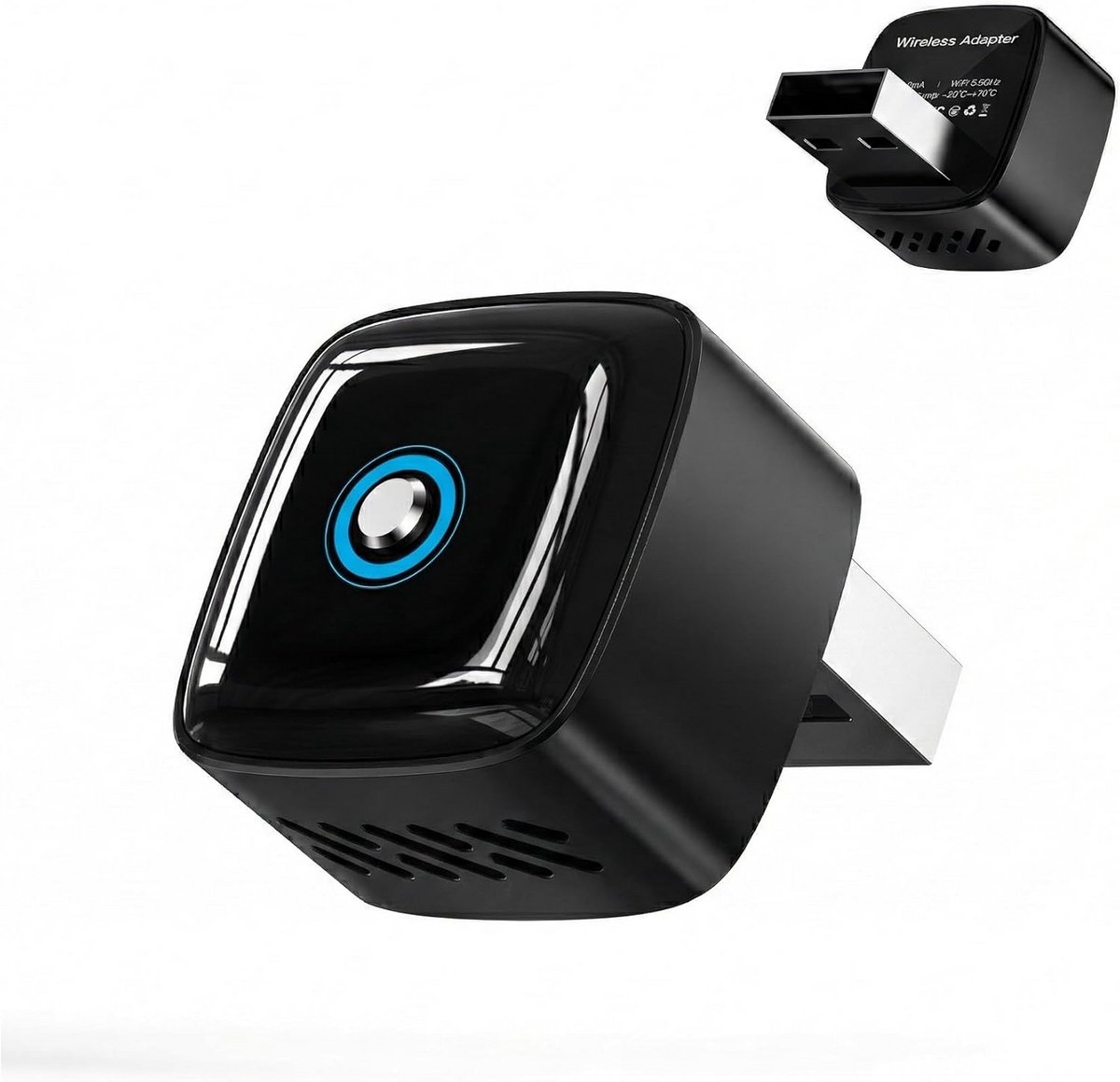 Draadloze CarPlay en Android Auto Adapter 2-in-1 Dongle voor Eenvoudige Upgrade