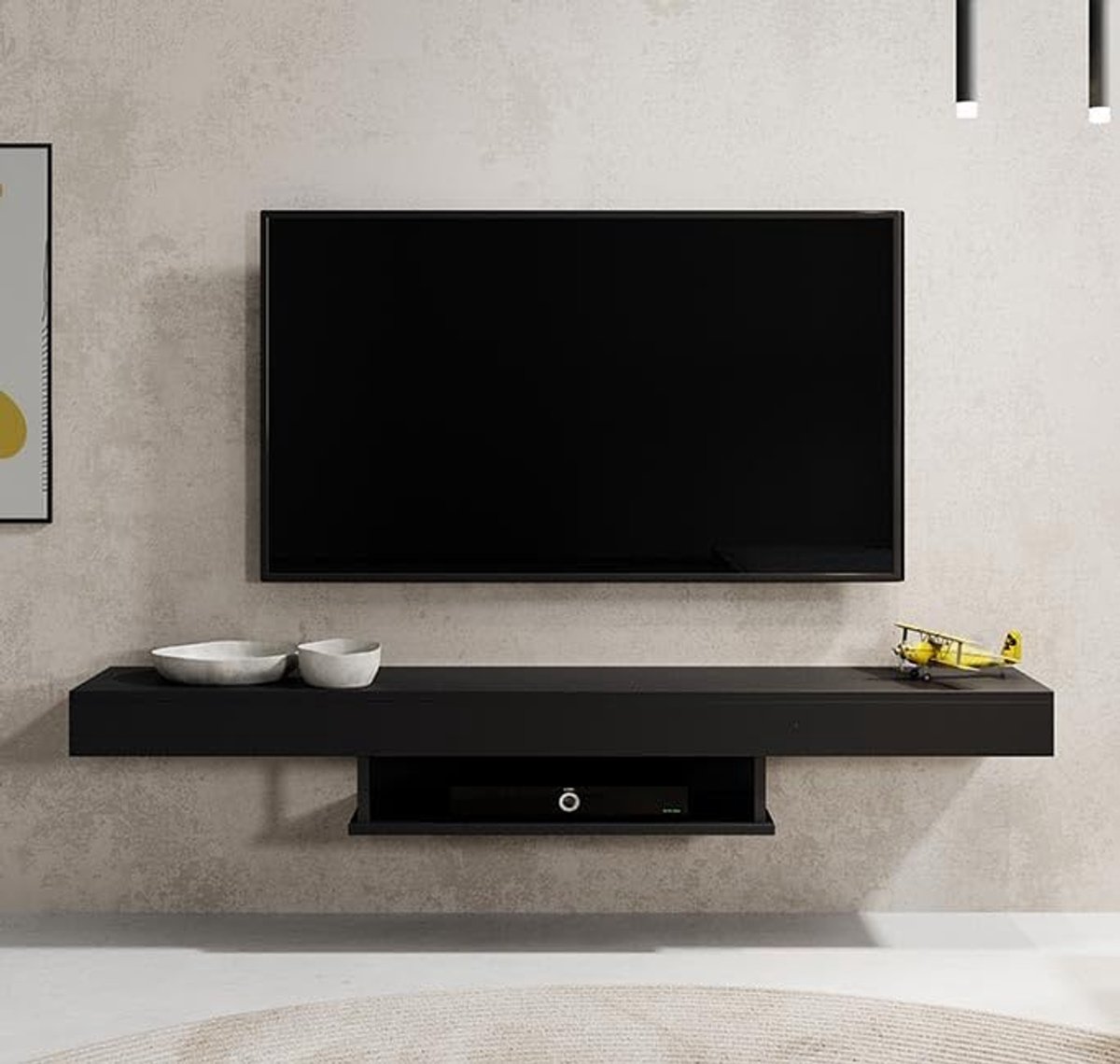 Commode Dressoir 4 Laden & 2 Deuren 140 cm – Sonoma Eiken Opbergkast voor Woonkamer & Slaapkamer – Hoogte 101,5 cm, Breedte 138,6 cm, Diepte 39 cm – Afmetingen op aanvraag – Pauwhome