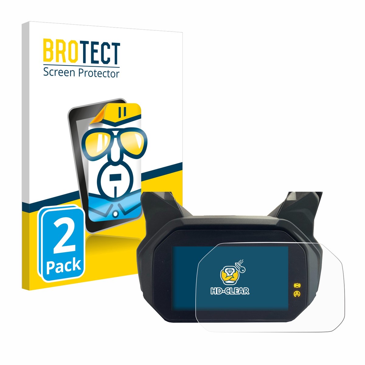 BROTECT - Screenprotector voor BMW C400 GT TFT - Folie Beschermfolie transparant 2 Stuks