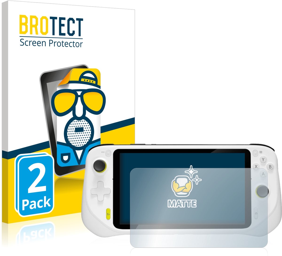 BROTECT - Screenprotector voor Logitech G Cloud - Folie Beschermfolie matte 2 Stuks