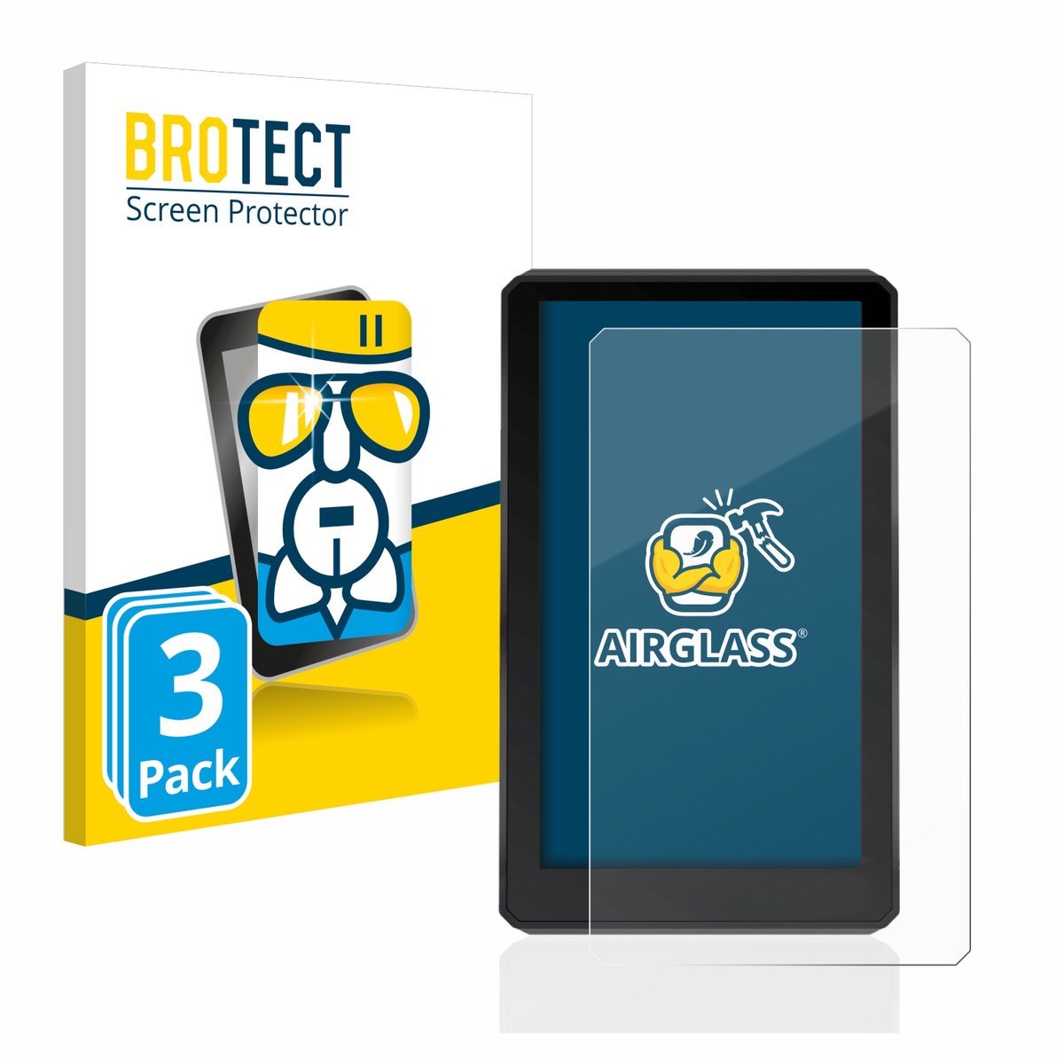Screenprotector 3 Stuks voor Garmin zumo XT Beschermglas transparant