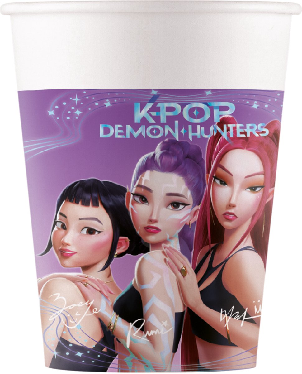 K-Pop Demon Hunters Bekertjes (8st)