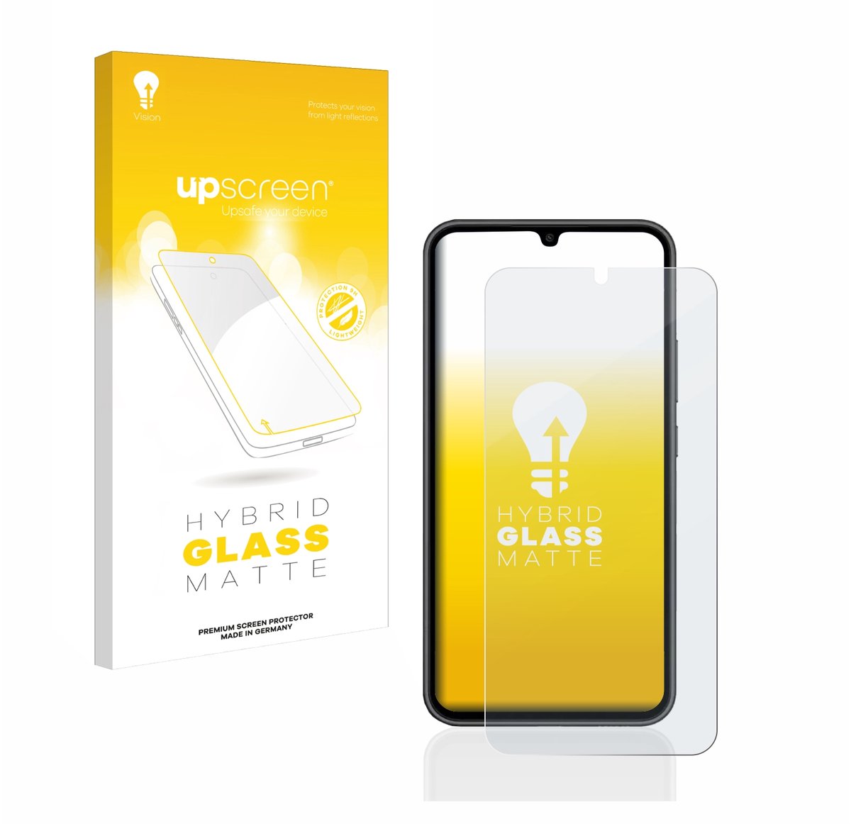 upscreen - Screenprotector voor Samsung Galaxy A34 5G - Folie Beschermfolie Beschermglas matte