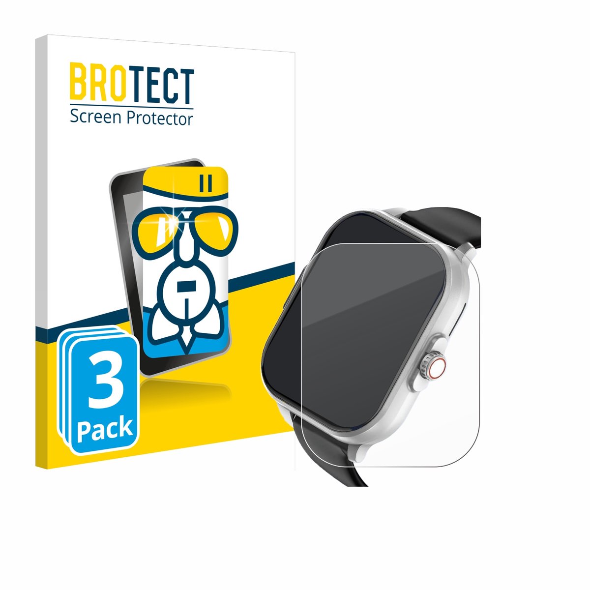 Screenprotector 3 Stuks voor YYKY E02 2.01" Beschermglas transparant