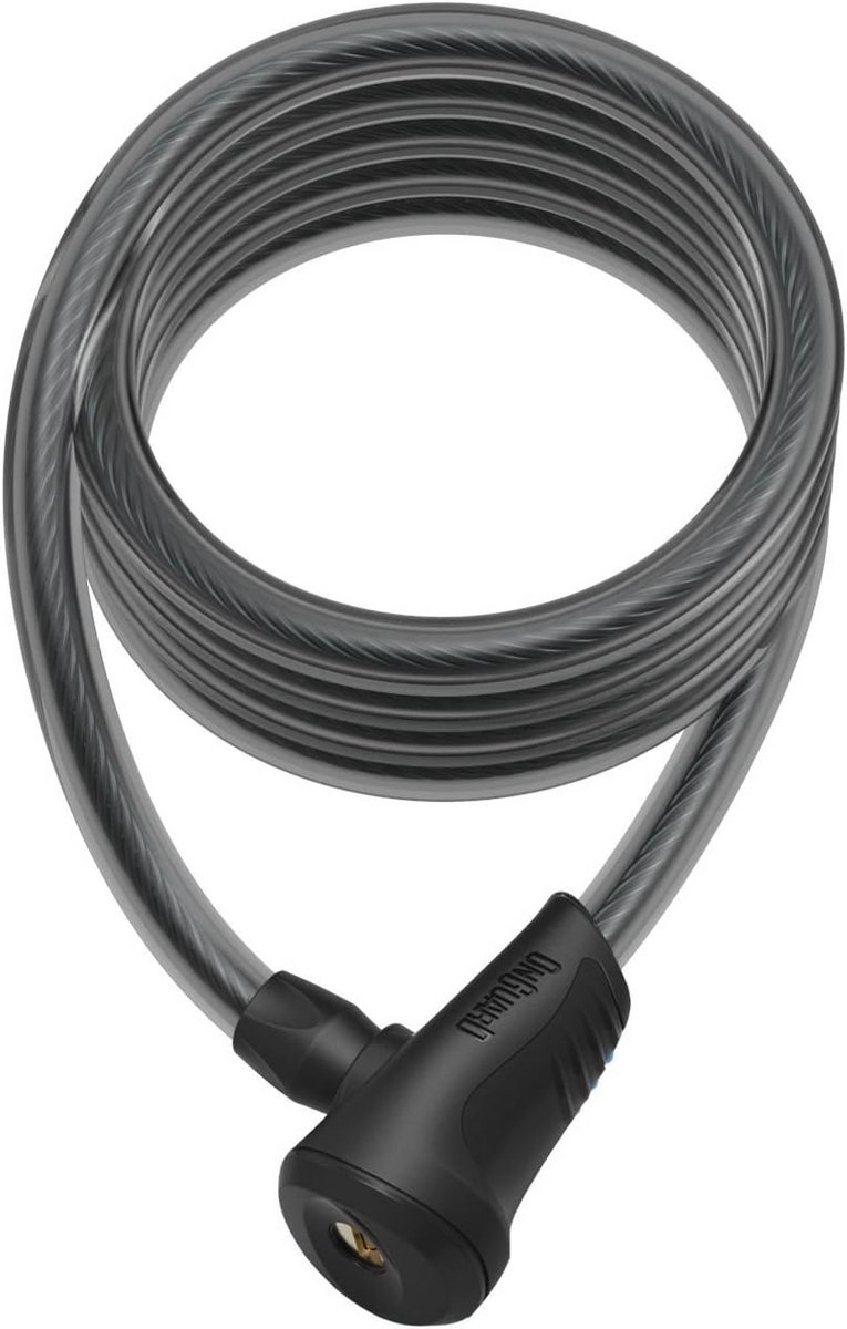 Stevig Spiraalkabel Fietsslot 180cm x 10mm Zwart – Met Slotcilinder tegen haperen