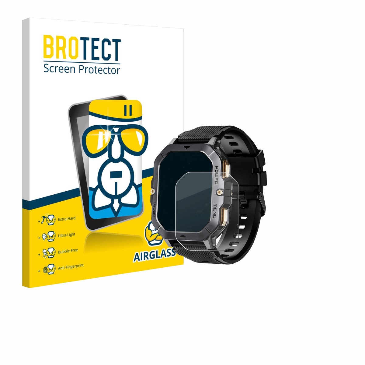Screenprotector voor Oukitel BT101 2.02" Beschermglas transparant