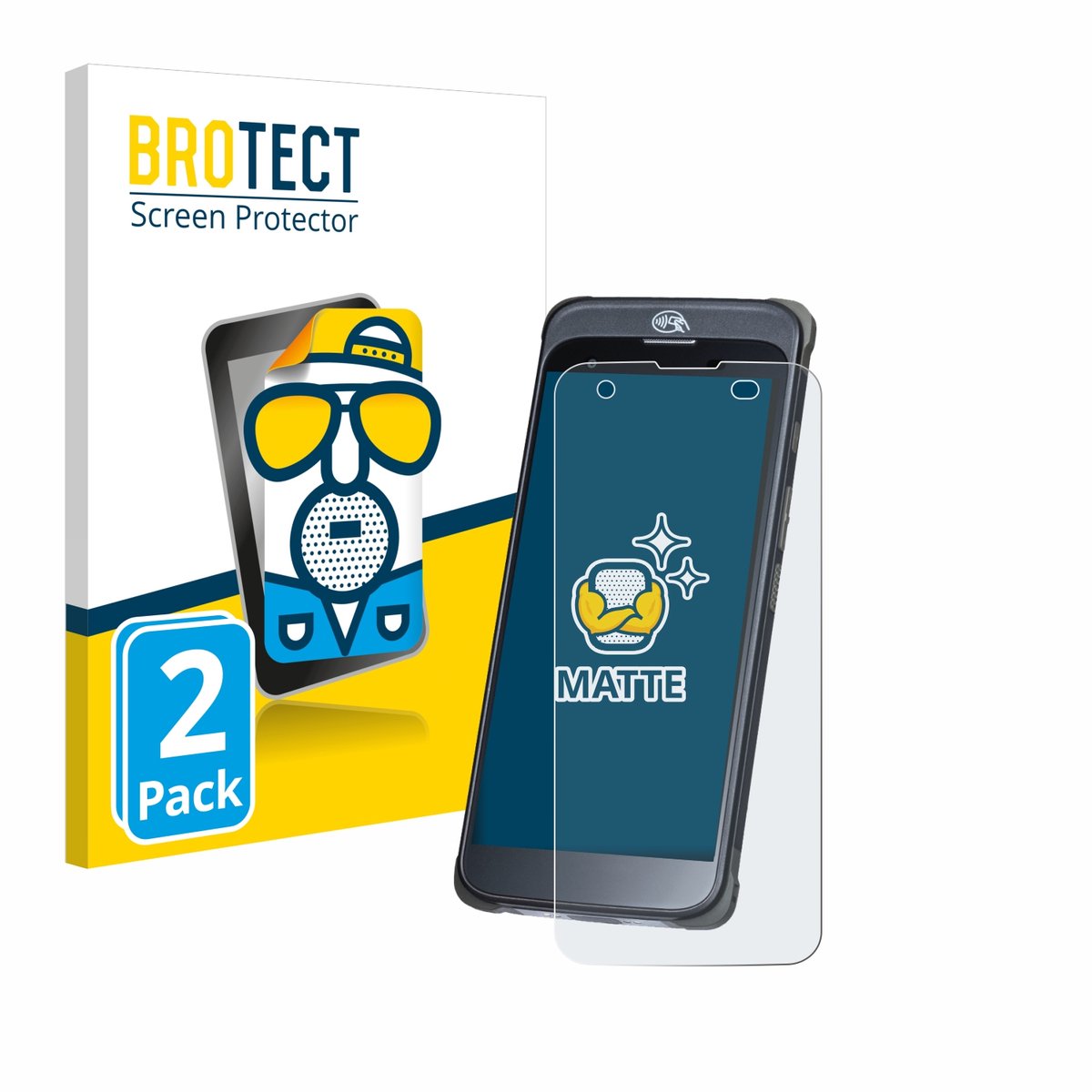 BROTECT - Screenprotector voor Orderman 10 - Folie Beschermfolie matte 2 Stuks