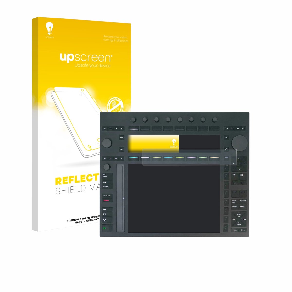 upscreen - Screenprotector voor Ableton Push 3 - Folie Beschermfolie anti glare matte