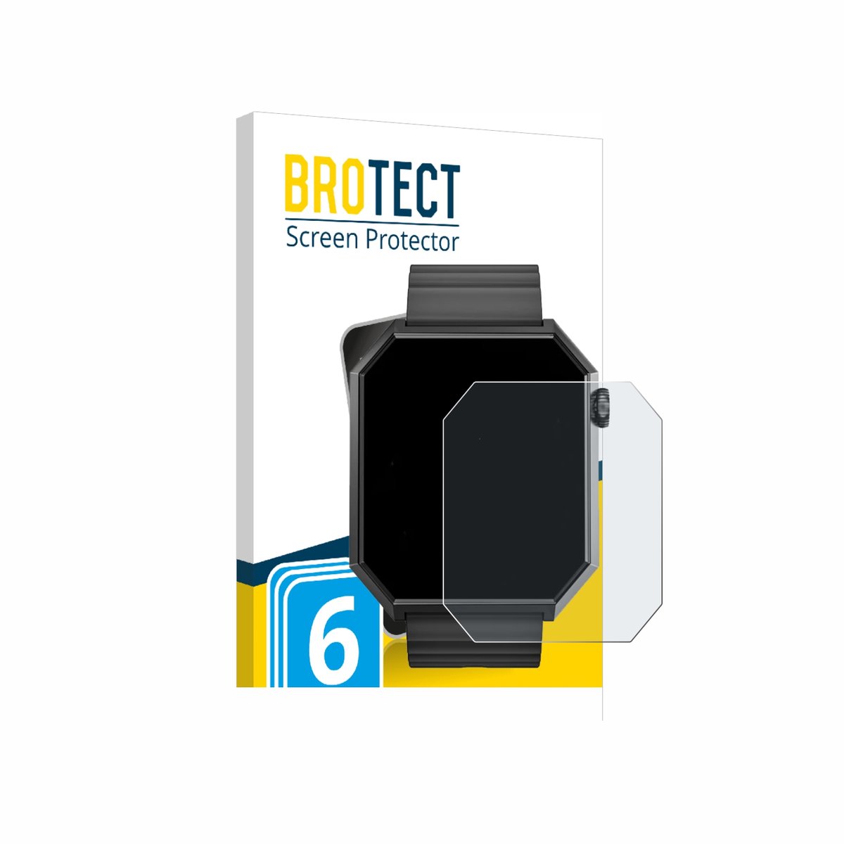 BROTECT - Screenprotector voor Rollme Edge - Folie Beschermfolie matte 6 Stuks