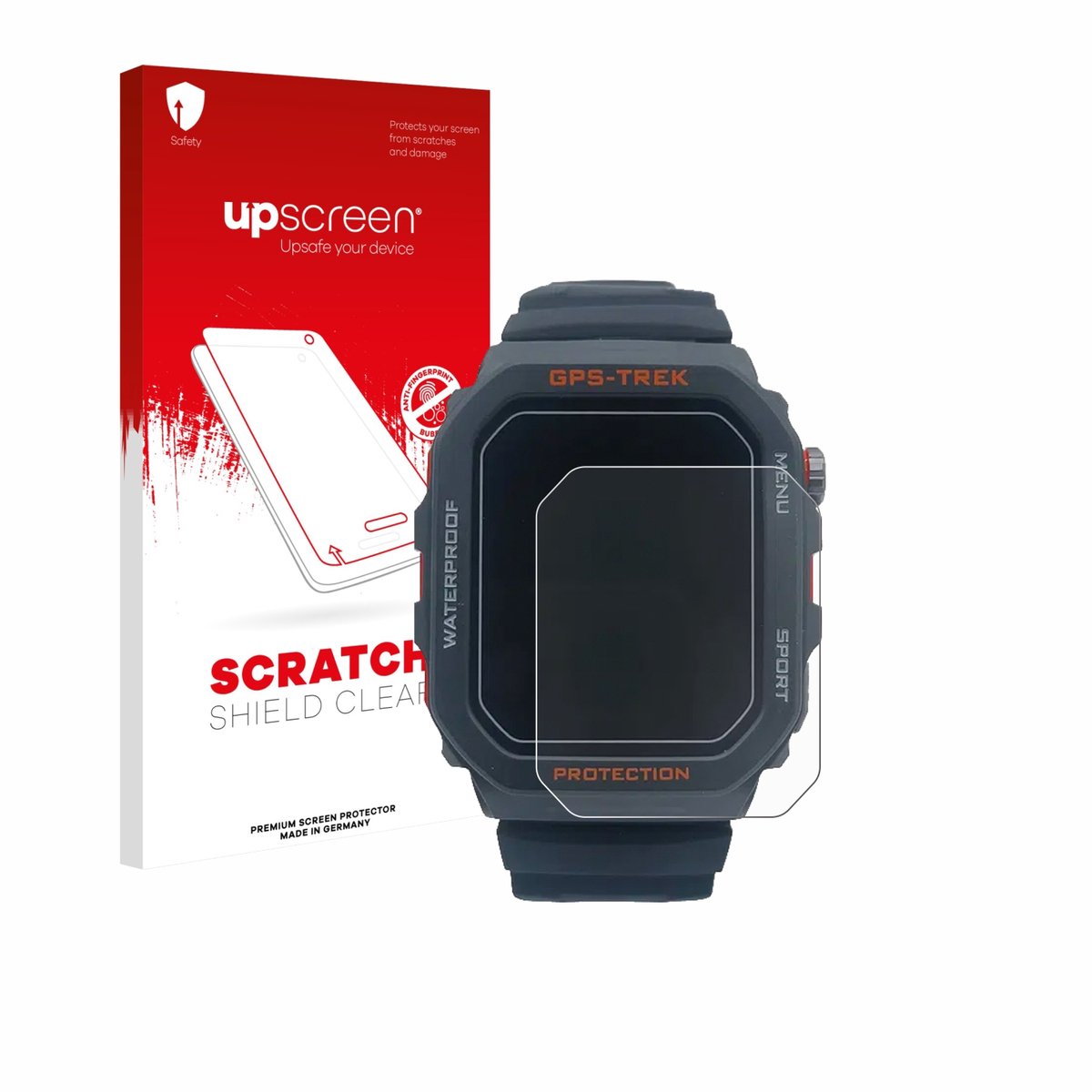 upscreen - Screenprotector voor Banlvs Smartwatch 1.73" - Folie Beschermfolie transparant